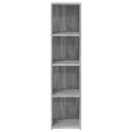 Buffet sonoma gris 30x41x124 cm bois d'ingénierie