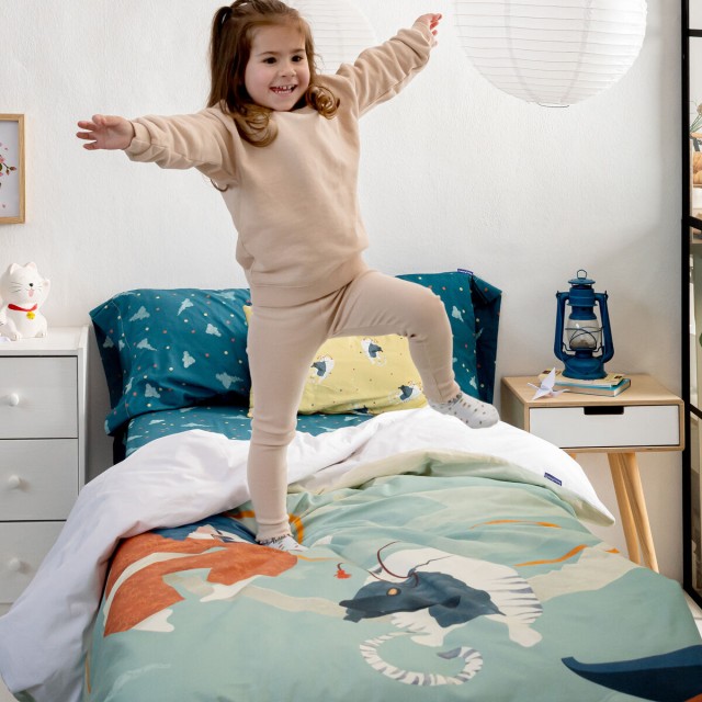 Set di copripiumino HappyFriday Mr Fox The warrior Multicolore Singolo