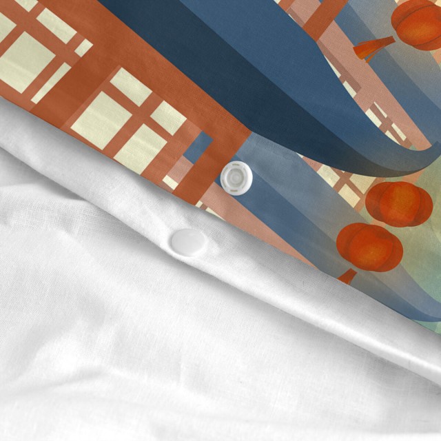 Juego de funda nórdica HappyFriday Mr Fox The warrior Multicolor Cuna