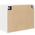 Armoire en verre suspendue Chêne sonoma 80x31x60 cm Aggloméré