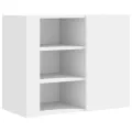 Armoire murale blanc 75x35x60 cm bois d'ingénierie