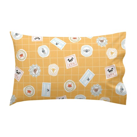 Bedding set HappyFriday Mr Fox World Trip Multicolour Baby Crib 2 Piec