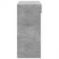 Buffet gris béton 80x42,5x93 cm bois d'ingénierie