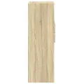 Buffet haut chêne sonoma 50x42,5x124 cm bois d'ingénierie