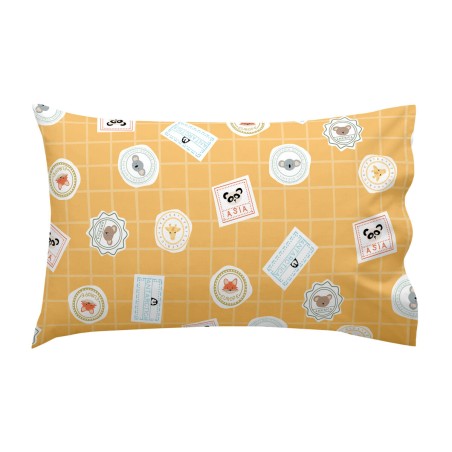 Dekbedovertrek set HappyFriday Mr Fox World trip Multicolour Wieg voor