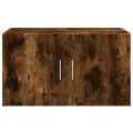 Armoire murale chêne fumé 70x42,5x40 cm bois d'ingénierie