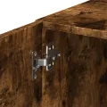 Armoire murale chêne fumé 70x42,5x40 cm bois d'ingénierie
