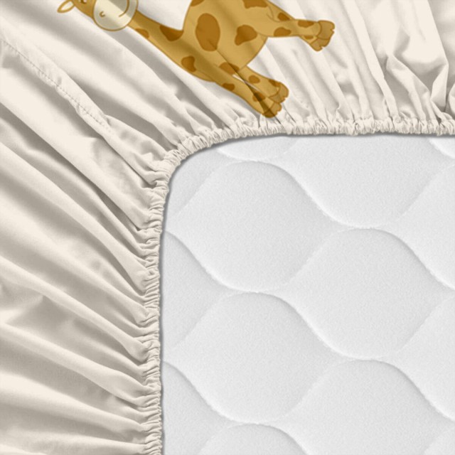 Lenzuolo con angoli HappyFriday Animals Multicolore 105 x 200 x 32 cm