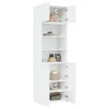 Armoire de rangement blanc 70x42,5x225 cm bois d'ingénierie