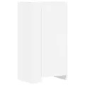Armoire à chaussures blanc 52x37,5x100 cm bois d'ingénierie