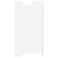 Armoire à chaussures blanc 52x37,5x100 cm bois d'ingénierie