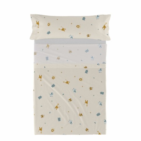 Bedding set HappyFriday HF Mini Animals Multicolour Single 2 Pieces