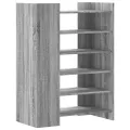 Armoire à chaussures Sonoma gris 74,5x37,5x100 cm