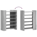 Armoire à chaussures Sonoma gris 74,5x37,5x100 cm