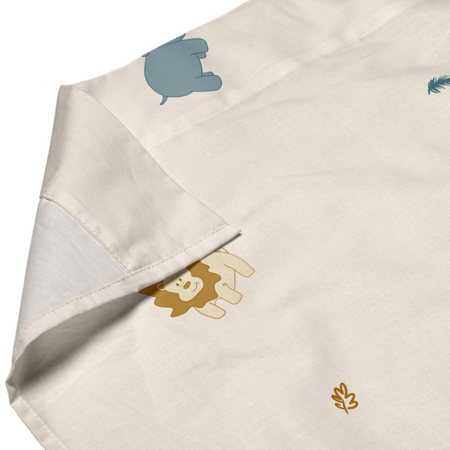 Jeu de draps HappyFriday HF Mini Animals Multicouleur Lit de bébé 2