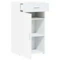 Buffet blanc 50x42,5x93 cm bois d'ingénierie