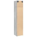 Armoire de rangement mince sonoma gris 45x42,5x225 cm