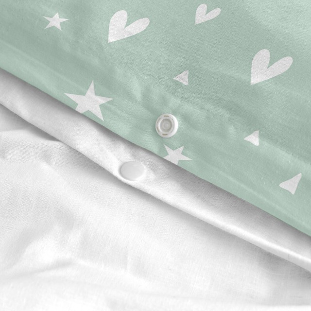 Juego de funda nórdica HappyFriday Mini Fairy dust Multicolor Cama de