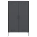 Buffet haut anthracite 68x39x113 cm acier
