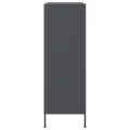 Buffet haut anthracite 68x39x113 cm acier