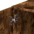 Armoire murale chêne fumé 80x42,5x64 cm bois d'ingénierie