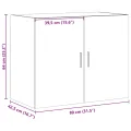 Armoire murale chêne fumé 80x42,5x64 cm bois d'ingénierie
