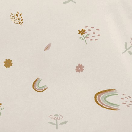 Taie d'oreiller HappyFriday Mini Iris Multicouleur 50 x 75 cm 2