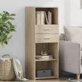 Buffet haut chêne sonoma 45x42,5x124 cm bois d'ingénierie