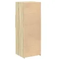 Buffet haut chêne sonoma 45x42,5x124 cm bois d'ingénierie