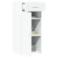 Buffet blanc 40x42,5x93 cm bois d'ingénierie