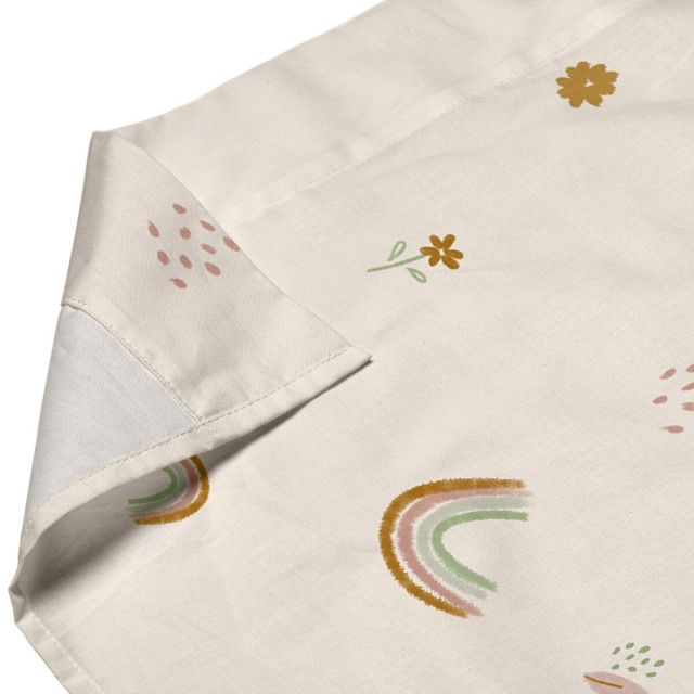 Bettwäsche-Set HappyFriday HF Mini Iris Bunt Babybettchen 2 Stücke