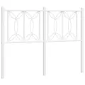 Tête de lit métal blanc 120 cm