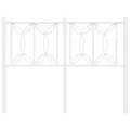 Tête de lit métal blanc 120 cm