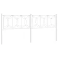 Tête de lit métal blanc 200 cm