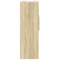 Buffet haut chêne sonoma 40x42,5x124 cm bois d'ingénierie