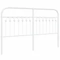 Tête de lit métal blanc 150 cm