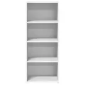 Buffet haut blanc 50x41x124 cm bois d'ingénierie