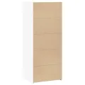Buffet haut blanc 50x41x124 cm bois d'ingénierie