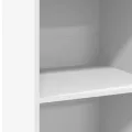 Buffet haut blanc 50x41x124 cm bois d'ingénierie