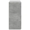 Buffet gris béton 80x42,5x93 cm bois d'ingénierie
