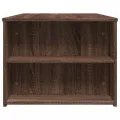 Table basse chêne marron 102x55x42 cm bois d'ingénierie