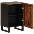 Armoire de salle de bain 38x34x58 cm bois massif d'acacia