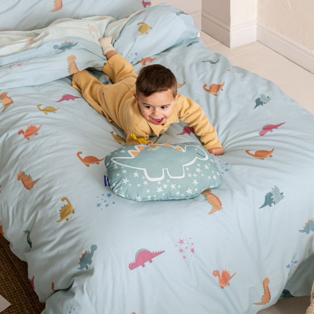 Juego de funda nórdica HappyFriday Mini dinosaur Multicolor Cama de 8