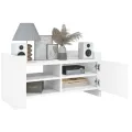 Meuble TV blanc 80x35x40 cm bois d’ingénierie