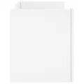 Meuble TV blanc 80x35x40 cm bois d’ingénierie