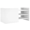 Meuble TV blanc 80x35x40 cm bois d’ingénierie