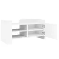 Meuble TV blanc 80x35x40 cm bois d’ingénierie