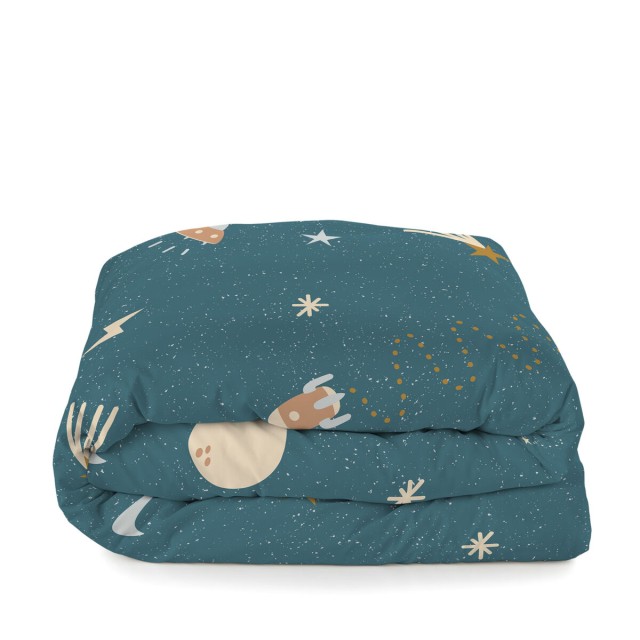 Dekbedovertrek set HappyFriday Mini universe Multicolour Bed van 80 2