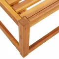 Salon de jardin avec coussins 3 pcs bois massif d'acacia