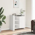 Buffet blanc 73,5x35x75 cm bois d’ingénierie
